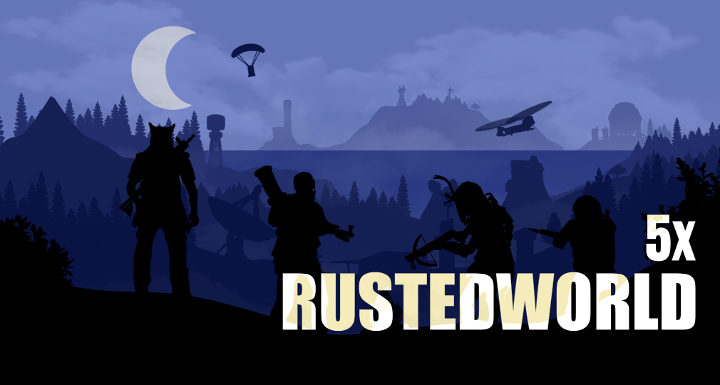 RustedWorld.net AU 5x|PVP|No BPs|MyMini|Hourly Events|Skins